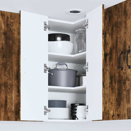 Armoire de cuisine Chêne fumé 57 x 57 x 80 cm Bois d'ingénierie