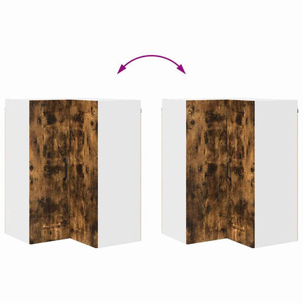 Armoire de cuisine Chêne fumé 57 x 57 x 80 cm Bois d'ingénierie