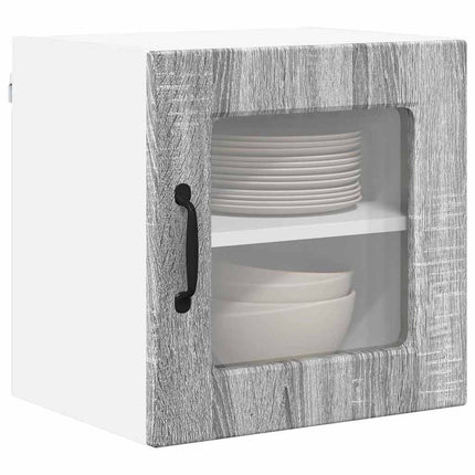 Meuble mural de cuisine avec porte Gris Sonoma 40 x 31 x 40 cm