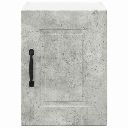 Meuble mural de cuisine avec étagère Gris béton 30 x 31 x 40 cm