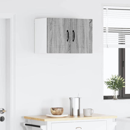 Meuble mural de cuisine avec porte Gris Sonoma 30 x 31 x 40 cm