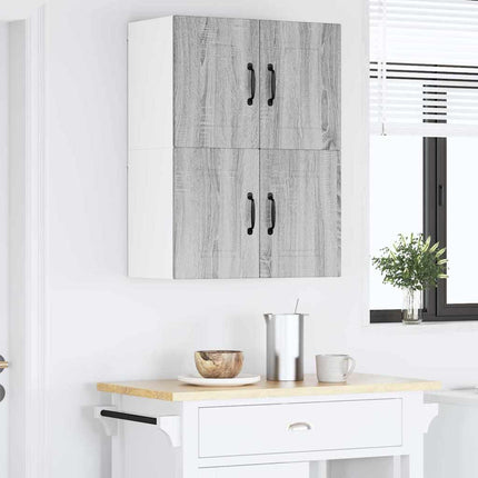 Meuble mural de cuisine avec porte Gris Sonoma 60 x 31 x 40 cm