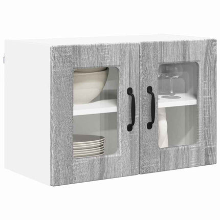 Meuble mural de cuisine avec porte Gris Sonoma 60 x 31 x 40 cm