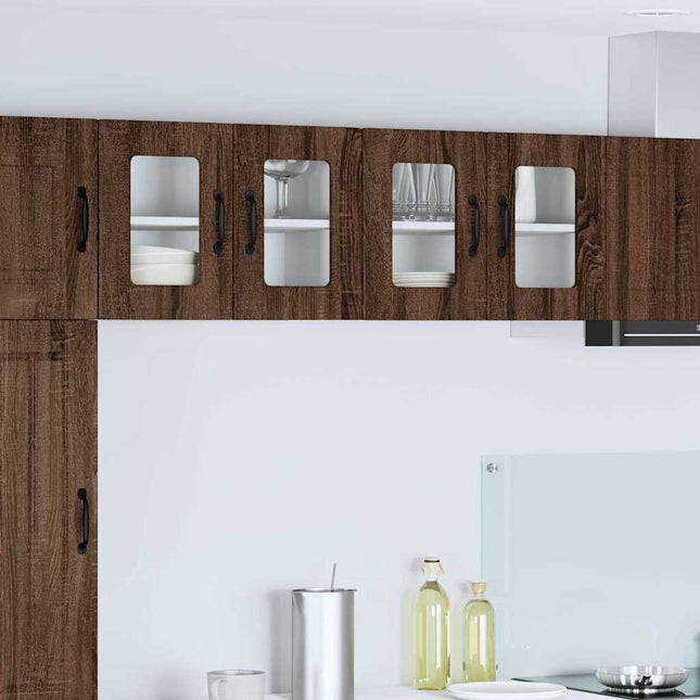 Meuble mural de cuisine 2 pcs Chêne brun 60 x 31 x 40 cm