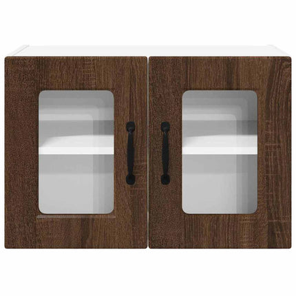 Meuble mural de cuisine 2 pcs Chêne brun 60 x 31 x 40 cm