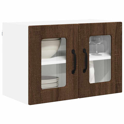 Meuble mural de cuisine 2 pcs Chêne brun 60 x 31 x 40 cm