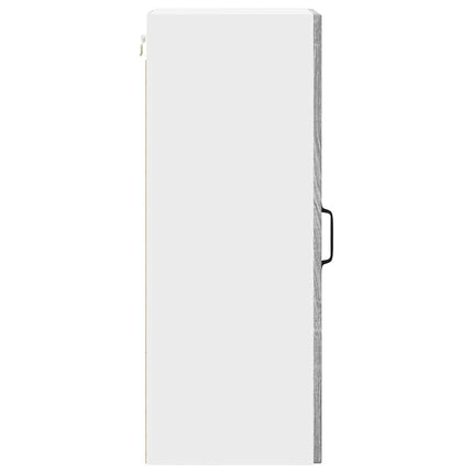 Meuble mural de cuisine avec porte Gris Sonoma 30 x 31 x 80 cm