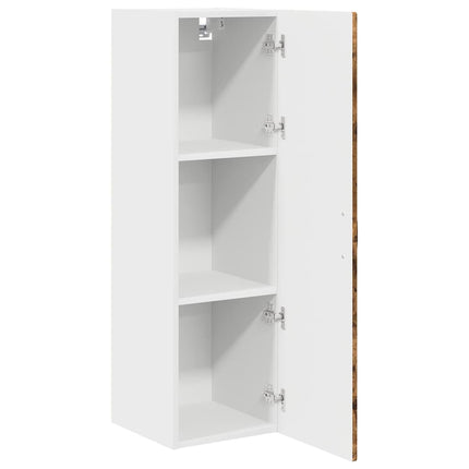 Meuble mural de cuisine avec porte Chêne fumé 30 x 31 x 100 cm