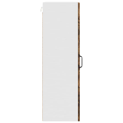 Meuble mural de cuisine avec porte Chêne fumé 30 x 31 x 100 cm