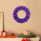 Couronnes de Boules de Noël 2 pcs Lilas 33 x 33 x 7 cm
