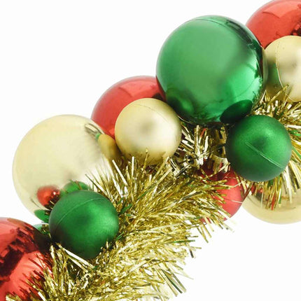 Guirlande de Boules de Noël Multicolore 186 cm Polystyrène