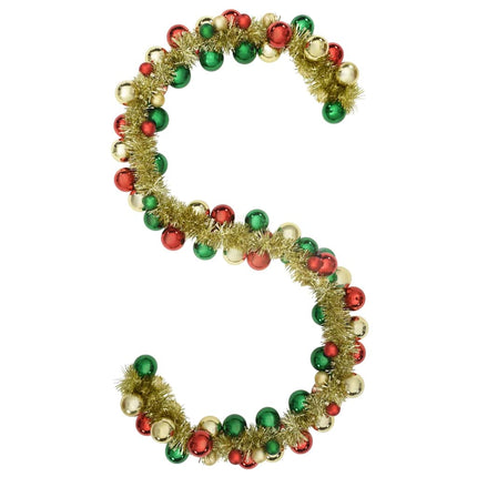 Guirlande de Boules de Noël Multicolore 186 cm Polystyrène