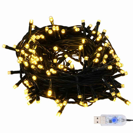 Ensemble de Boules de Noël avec 150 LED 61 pcs Blanc Plastique