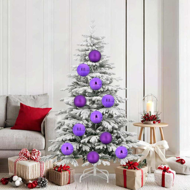 Ensemble de Boules de Noël 9 pcs Lilas XL