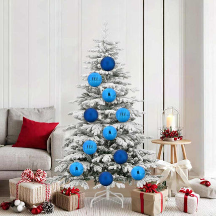 Ensemble de Boules de Noël 9 pcs Bleu XL