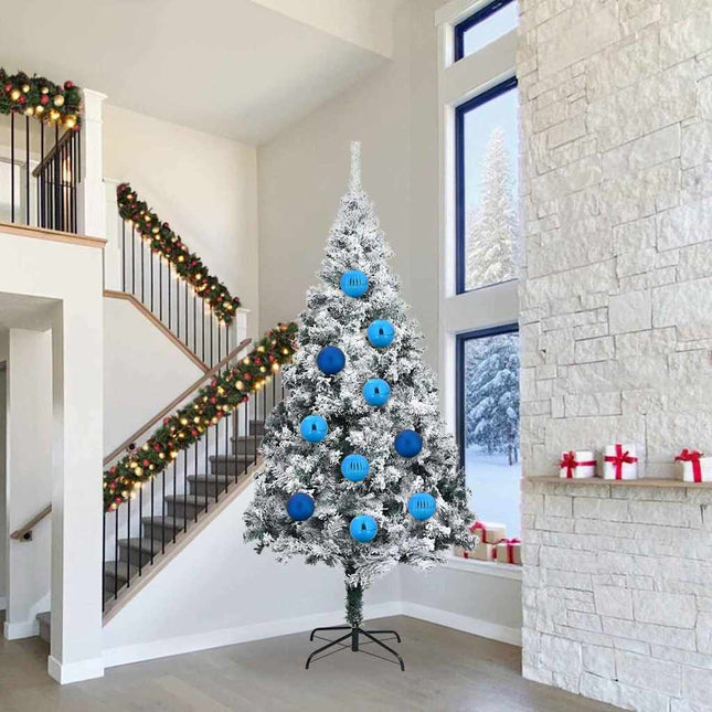 Ensemble de Boules de Noël 4 pcs Bleu XXL