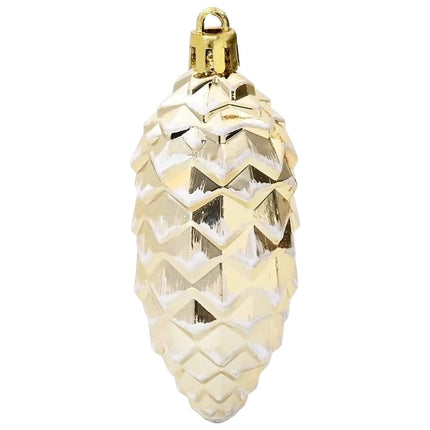 Boule de Pomme de Pin de Noël 40 pcs Doré