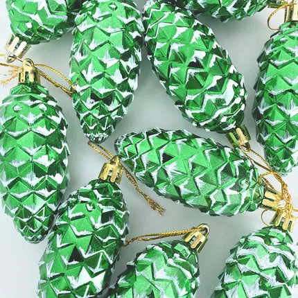 Boule de Pomme de Pin de Noël 40 pcs Vert