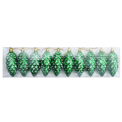 Boule de Pomme de Pin de Noël 40 pcs Vert