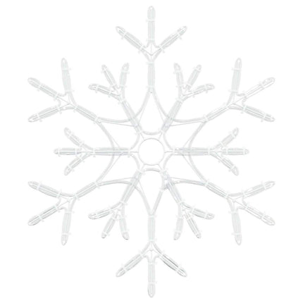 Flocon de Noël avec 180 LED Blanc chaud 56 x 49 x 0,7 cm PVC