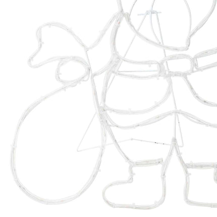 Lumière du Père Noël Multicolore 58.5 x 60 x 1.3 cm Fer