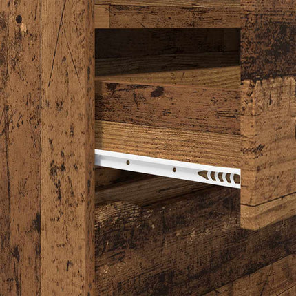 Armoires de rangement 2 pcs Bois Ancien 60 x 48 x 105 cm