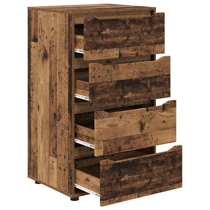 Armoires de rangement 2 pcs Bois Ancien 60 x 48 x 105 cm