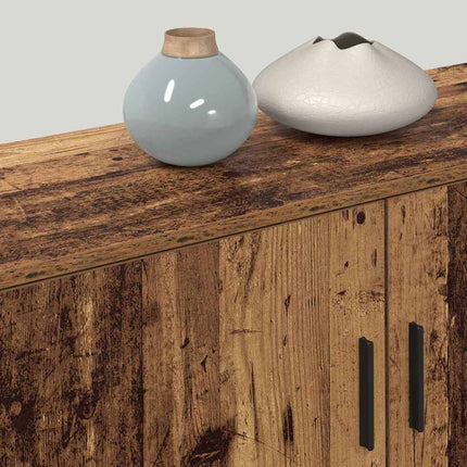 Ensemble de meuble TV mural Montage mural 3 pcs Bois Ancien