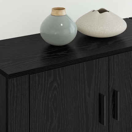 Ensemble de meuble TV mural 2 pcs Chêne noir 80 x 34,5 x 40 cm