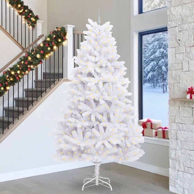 Sapin de Noël Artificiel à Branches Articulées Blanc 300 cm