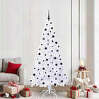 Sapin de Noël artificiel avec 300 LED Blanc 210 cm PVC et Acier